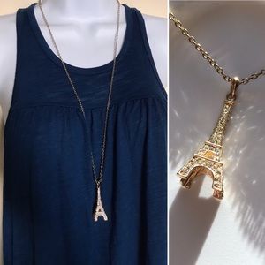 Long Eiffel Tower Necklace